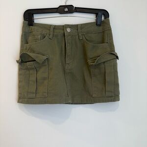 Cargo Mini Skirt